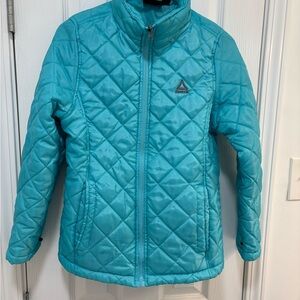 Reebok Kids Aqua Blue Puffer Jacket
